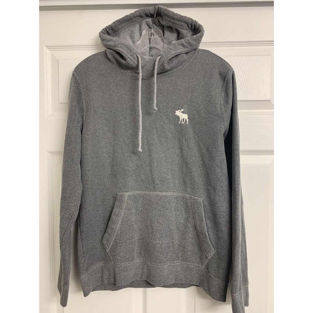 Abercrombie & Fitch S‎ Soft Fleece Catton Chevron Pullover Hoodie Jacket